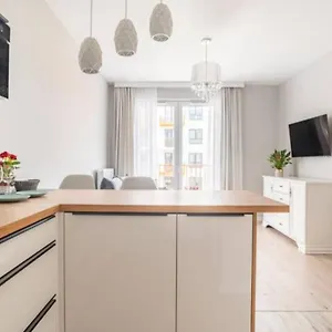 Lux 2 Pokojowe In Z Bezplatnym Podziemnym Parkingem Apartament
